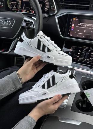 Модные демисезонные кроссовки кеды adidas originals adi2000 all white grey классические кеды кроссовки адедас белые с серым4 фото