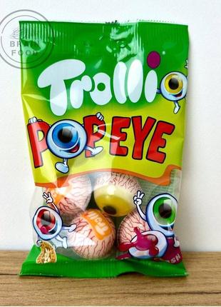 Желейні цукерки trolli pop eye 75 г1 фото