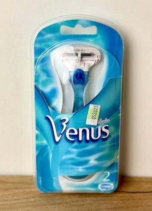 Gillette venus станок для бритья close&clean+2 смен.кас-ти/джилетт винус 1 упаковка