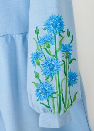 Сукня для дівчаток - футер з начосом6 фото