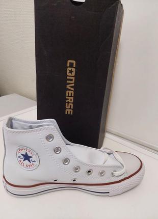 Кеди в шкірі converse chuck taylor all star