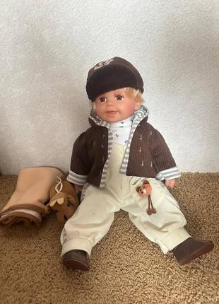 8 марта подарунок кукла reborn мальчик коллекционная vinil doll