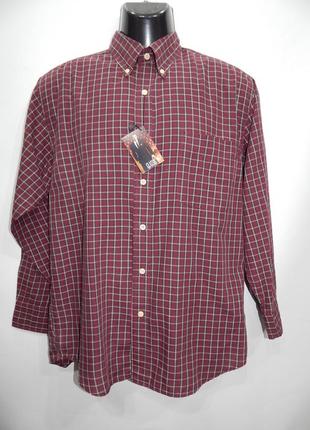 Мужская рубашка с длинным рукавом basic edition р.46-48 038dr (только в указанном размере, только 1 шт)1 фото