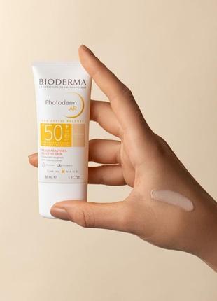 Bioderma photoderm ar anti-redness cream spf50+ крем сонцезахисний1 фото