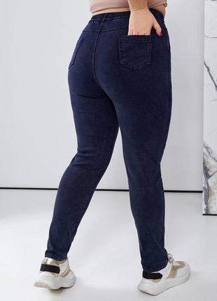 Жіночі джинси скінні 5/97/0043 штани джегінси (48-50,52-54,56-58 великі розміри )6 фото