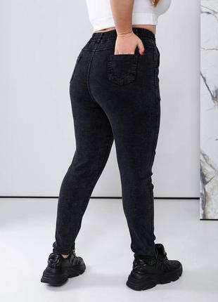 Жіночі джинси скінні 5/97/0043 штани джегінси (48-50,52-54,56-58 великі розміри )3 фото