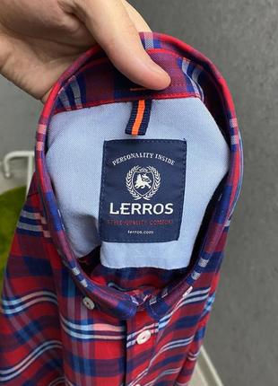 Клетчатая рубашка от бренда lerros5 фото