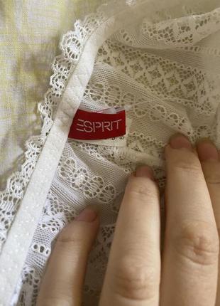 Шикарні, ажурні, трусики, в білому, кольорі, від дорогого бренду; esprit 👌8 фото