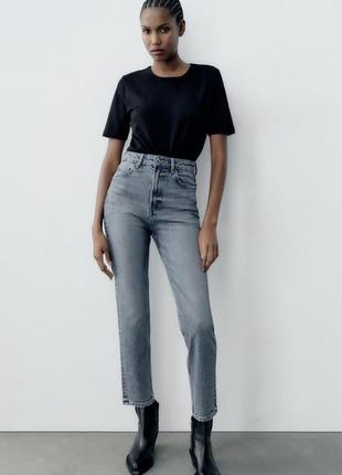 Джинси mom fit zara 38