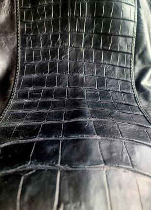 Куртка  косуха из крокодила  рептилия аллигатор 18сrr81 cerruti5 фото