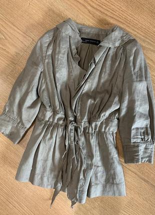 Піджак zara льон