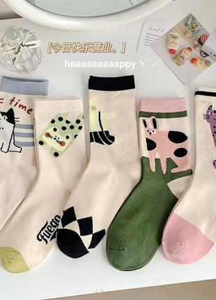 Шкарпетки жіночі котики