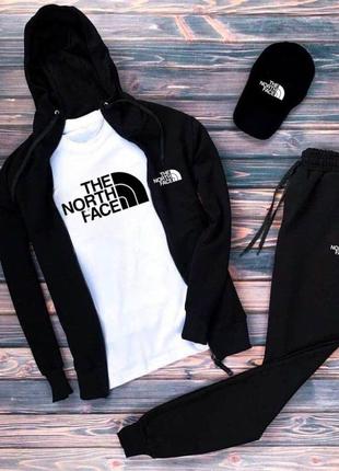4в1 мужской спортивный костюм чоловічий демісезонний сет комплект the north face