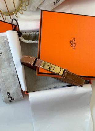 Ремень hermes kelly brown