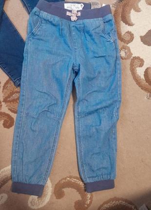 Набір речей, джинси , джинсова сорочка, сині джогери5 фото