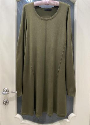 Трикотажна сукня а-силует