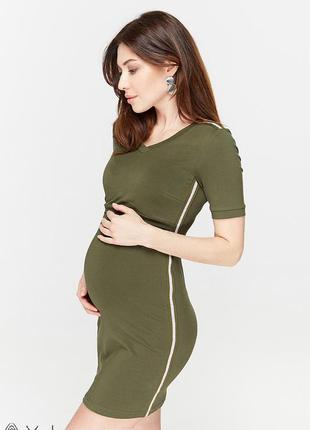 Платье-туника для беременных и кормящих gina dr-29.022 хакки2 фото