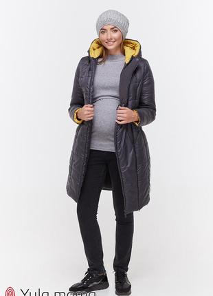 Зимнее теплое пальто для беременных mariet ow-49.041 размер м2 фото