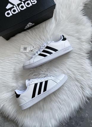 Оригінал! чоловічі кросівки adidas grand court з сша нові f36392 кеди1 фото