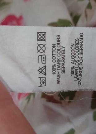 Сукня з квітковим принтом 100% cotton 🌹5 фото