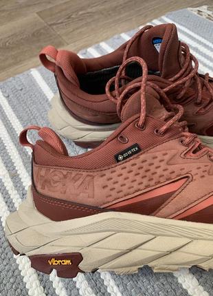 Hoka anacapa gtx vibram gore-tex жіночі трекінгові кросівки5 фото