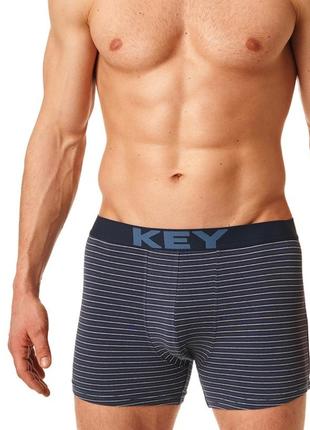 Трусы шорты боксеры мужские хлопковые key mxh-399