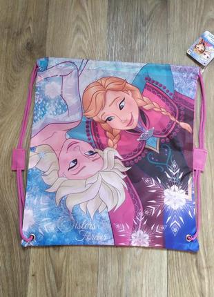 Рюкзак frozen для девчонки disney, сумка для сменной обуви2 фото