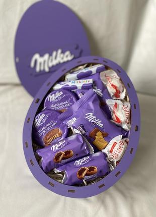 Подарунковий бокс/milka яйце3 фото