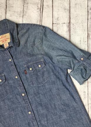 Levis levi strauss оригінал джинсова сорочка з коротким рукавом xs