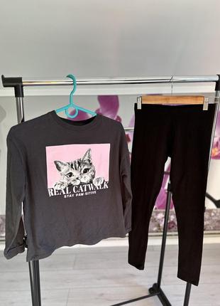 Набір zara lefties 10-12 років реглан легінси