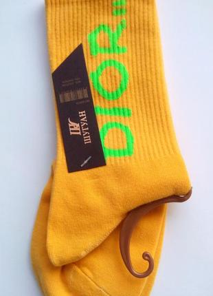 Шкарпетки жіночі високі кольорові з принтом шугуан преміум якість