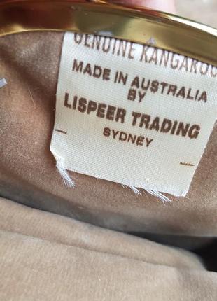 Винтажный кошелек из кожи и меха кенгуру