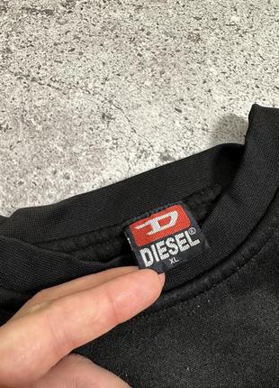 Diesel вінтажний світшот вишитий логотип4 фото