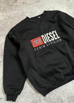 Diesel вінтажний світшот вишитий логотип3 фото