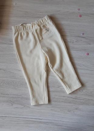 Штаны штанишки на флисе lupilu 74/80 6 12 месяцев на девочку3 фото