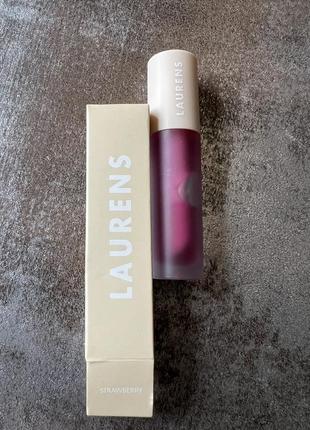Ультразволожувальна олія для губ laurens skincare lip oil, відтінок strawberry2 фото