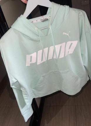 Кофта оверсайз puma оригінал світшот з капюшоном