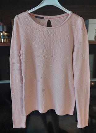 Персиковий светер, кофта, джемпер promod. шерсть мериноса.1 фото