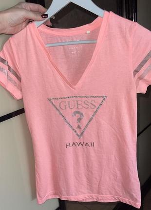 Яскрава guess  футболка оригінальна