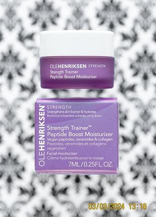 ‼️уцінка.зволожуючий крем бустер з пептидами ole henriksen strength trainer peptide booster moisturizer