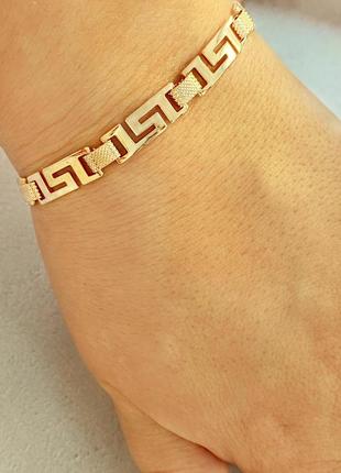 Позолоченный браслет 16.5см-18.5см, позолота