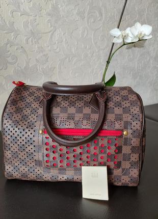 Роскошная кожаная сумка лимитированной коллекции louis vuitton speedy 30 perfo1 фото