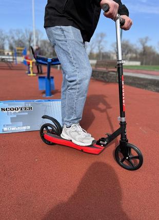 Самокат підлітковий дитячий від 6 років scooter с bluetooth-музикою двоколісний