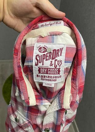 Клетчатая рубашка от бренда superdry5 фото