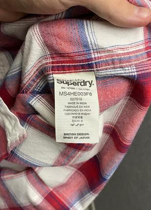 Клетчатая рубашка от бренда superdry6 фото