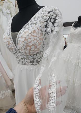 Сукня на розпис. непишна весільна сукня4 фото