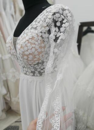 Сукня на розпис. непишна весільна сукня5 фото