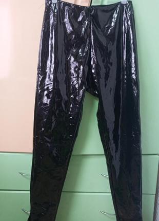 Женские штаны лаковые