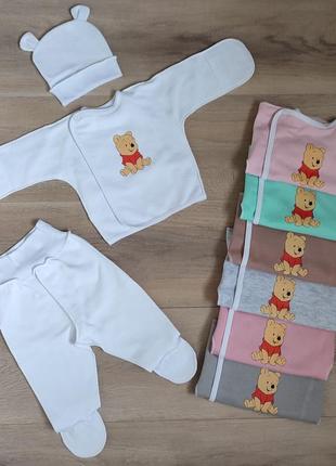 Теплый комплект для новорожденных костюмчик в роддом