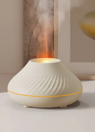 Увлажнитель для ароматерапии с пламенем, скандинавский настольный домашний стиль, атмосферный свет